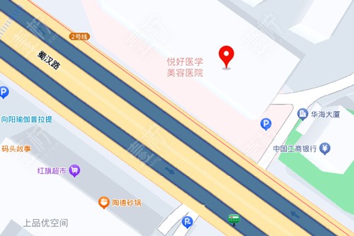 成都悦好整形导航路线图