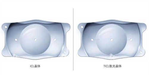 ICL和TICL晶体对比 ICL和TICL晶体对比