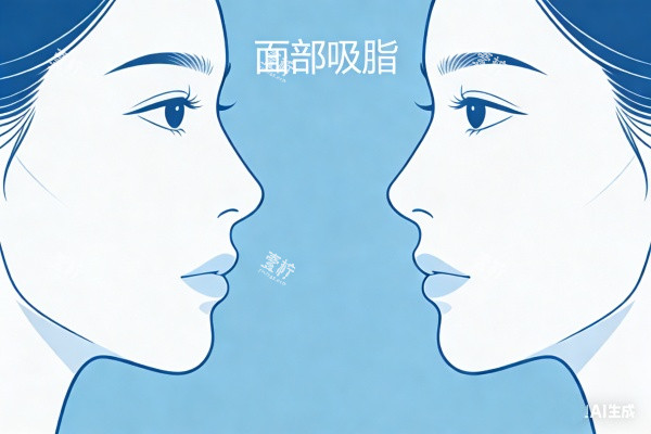面部吸脂卡通图一览 面部吸脂卡通图一览