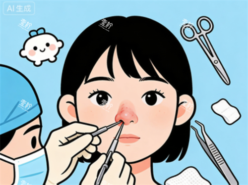 鼻修复手术卡通图.png 鼻修复手术卡通图.png