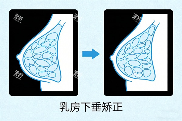 乳房下垂矫正卡通图展示.jpg 乳房下垂矫正卡通图展示.jpg