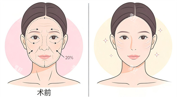 面部抗衰除皱手术前后不到.jpg 面部抗衰除皱手术前后不到.jpg