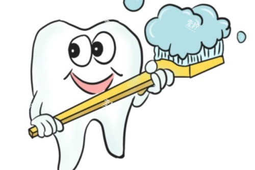 清洁牙齿卡通图 清洁牙齿卡通图