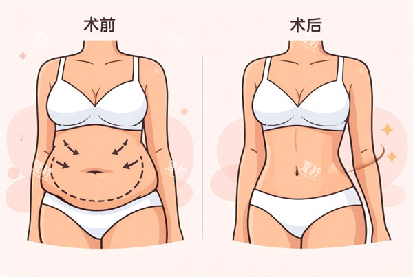 腰腹吸脂手术卡通图片前后对比.jpg 腰腹吸脂手术卡通图片前后对比.jpg