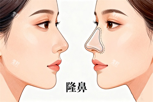 假体隆鼻前后对比图.jpg 假体隆鼻前后对比图.jpg