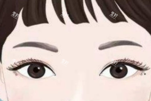 全切双眼皮卡通图一览