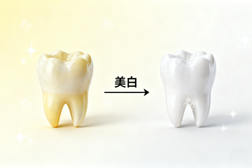 牙齿美白对比图一览