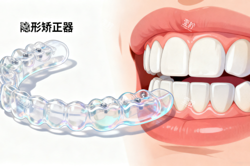 透明隐形矫正卡通图 透明隐形矫正卡通图